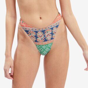 BILLABONG Women's Secret Paradise Havana Skimpy Bikini Bottoms Size M In Multi